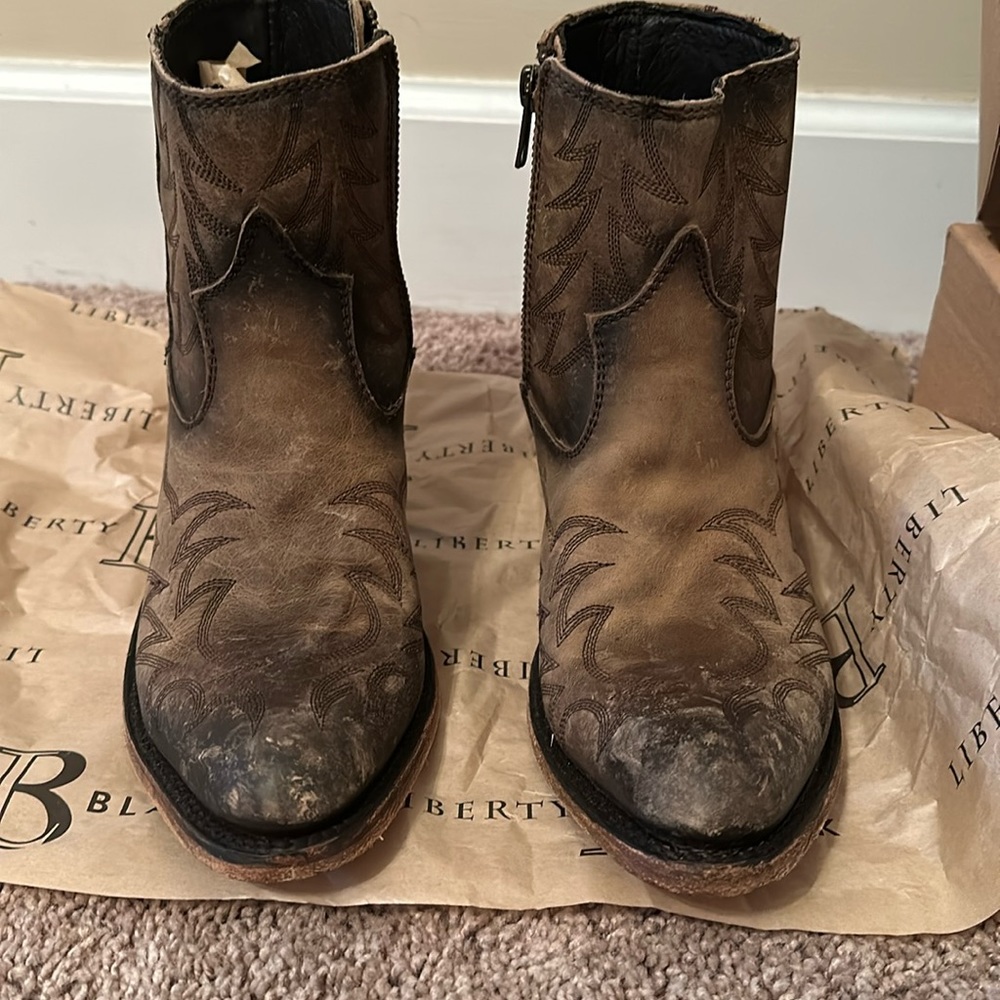 Liberty Black “Katherine” leather boots